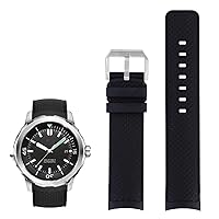 Fluororubber Strap For IWC Aquatimer Family Darwin's Adventure IW376803 IW379503 Watch Band Quick-release 22MM Men