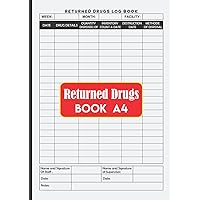 Returned Drugs Log Book: Medication Returns Tracker, Controlled Drug Recording Organizer, A Logbook to keep a record of all expired drugs returned to ... or other establishments for Destruction. Returned Drugs Log Book: Medication Returns Tracker, Controlled Drug Recording Organizer, A Logbook to keep a record of all expired drugs returned to ... or other establishments for Destruction. Paperback