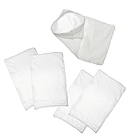 16242 Swimming Skimmer Basket Liners Ground Pools, 5 Pack, White