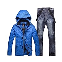 Couples Ski Suit - Warm Waterproof Snowboard Clothing for Men and Women
