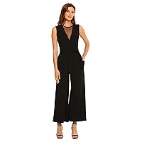Maggy London womens Illusion Jumpsuit Occasion Event Party Guest of Wedding
