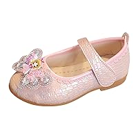 Slip on Shoes Little Kid Shoes Fashion Summer Children Sandals Girls Casual Shoes Flat Bottom Lightweight Rhinestone Bow Cartoon Jelly Shoes