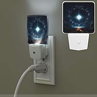Cool Print Night Light Plug-in Led Night Lamp Dusk to Dawn Smart Sensor 0.5w Nightlight Into Wall for Bedroom Hallway Bathroom Kitchen