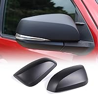 Door Rear View Mirror Cover Cap Compatible with Toyota RAV4 2020-2024, Car Rear View Mirror Outside Housing Wing Mirror Cover Cap Accessories (matte black)