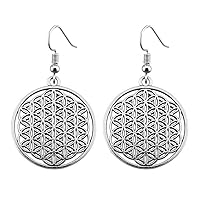 flower of life making jewelry for diy Earrings