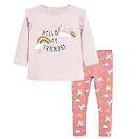 HOMAGIC2WE Toddler Baby Girls Clothing Set Cute Print Long Sleeve T Shirt And Pants 2pcs Outfits