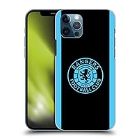 Head Case Designs Officially Licensed Rangers FC Light Blue Crest Hard Back Case Compatible with Apple iPhone 12 / iPhone 12 Pro