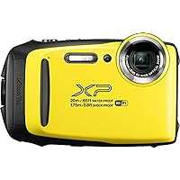 Fujifilm FinePix XP130 Waterproof Digital Camera w/16GB SD Card - Yellow