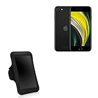 BoxWave Case Compatible with Apple iPhone SE (2020) - Sports Armband, Adjustable Armband for Workout and Running for Apple iPhone SE (2020) - Jet Black