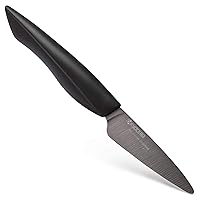 Kyocera ZK-075 BK Innovation Ceramic Kitchen Knife, Black, 3