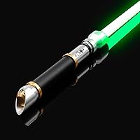 Light Saber for Adults and Kids Heavy Dueling 16 Smooth Swing Sound Fonts Effects RGB 12 Colors Changeable Force FX Light Sabers with Flash ON Clash (X-Lotus)