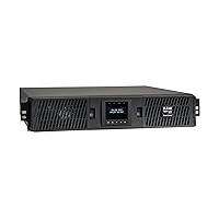 Tripp Lite 3000VA Smart Online UPS Back Up, 2700W Double-Conversion, Extended Run Option, 2U Rackmount, LCD, USB, DB9 (SU3000RTXLCD2U),Black