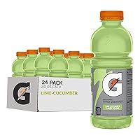 Gatorade Lime Cucumber Thirst Quencher Sports Drink | 20oz Bottles | 24 Pack | Electrolytes for Rehydration Gatorade Lime Cucumber Thirst Quencher Sports Drink | 20oz Bottles | 24 Pack | Electrolytes for Rehydration