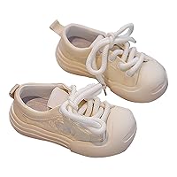 Kids Boys and Girls Children's Sports Shoes Spring/Autumn Solid Flat Bottom Low Top Lace Up Casual Shoes Shows Under