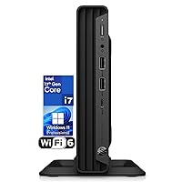 HP Pro Mini 400 G9 Mini Business Desktop Computer, 12th Intel 12-Cores i7-12700T up to 4.7GHz, 16GB DDR4 RAM, 512GB PCIe SSD, WiFi 6, Bluetooth 5.2, Type-C, Keyboard and Mouse, Windows 11 Pro, AZ-XUT HP Pro Mini 400 G9 Mini Business Desktop Computer, 12th Intel 12-Cores i7-12700T up to 4.7GHz, 16GB DDR4 RAM, 512GB PCIe SSD, WiFi 6, Bluetooth 5.2, Type-C, Keyboard and Mouse, Windows 11 Pro, AZ-XUT