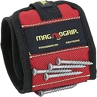 MagnoGrip Magnetic Wristband for Holding Screws, Nails, Drill Bits - Cool Gifts for Men - Super Strong Magnets - Great DIY Gifts for Christmas, Dad, Husband, Handyman, Handy Woman, Craft Enthusiasts