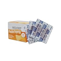 MAGID MP61578 Medi-First Large Fingertip Woven Adhesive Bandages, Flesh (Box of 40)