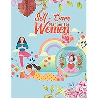 Self Care Planner: Beautiful Month Positive Thoughts Notebook with Mood Tracker, Self Care Checklist, Self Reflection Cards, Me Time Pages, Mental Health Monitor, and more.