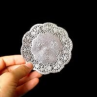 Table Lace Mats Round Paper Doilies Lace Paper Pad Party Crafts Paper Placemats Cake Tray Wedding Decoration