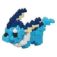 nanoblock - Vaporeon [Pokémon], Pokémon Series Building Kit (NBPM020)