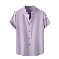 Men's Casual Button-Down Shirts Hawaiian Shirt Short Sleeve Funky Print Summer Tropical Holiday Shirt Loose Fit M-8XL