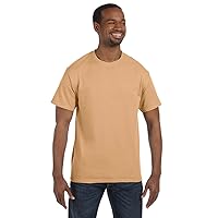 Gildan Mens Heavy Cotton 100% Cotton T-Shirt, Azalea