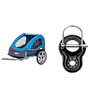 Take 2 Kids/Child Bicycle Tow Behind Trailer, Green Foldable 2 Passengers