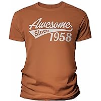 66th Birthday Gift Shirt for Men - Awesome Since 1958-66th Birthday Gift