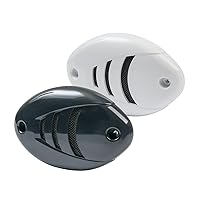 Marinco 10080 12V Drop-in Low Profile Horn with Black and White Grills