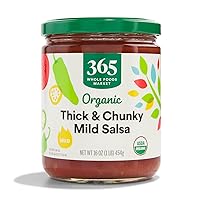 365 by Whole Foods Market, Organic Thick & Chunky Mild Salsa, 16 Ounce