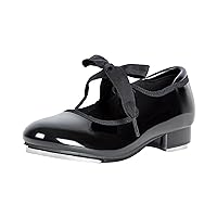 Linodes Leather/Patent Tap Shoe for Girls and Boys (Toddler/Little Kid/Big Kid)