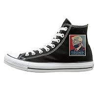 Election 2016 Donald Trump America Great Hope Dark Lace Up Sneakers Black