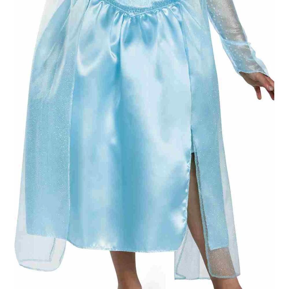 Disney's Frozen Elsa Snow Queen Gown Classic Girls Costume, X-Small/3T-4T