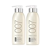 007 Keratin Shampoo 16.9 oz & Conditioner 16.9 oz Duo for Very Damaged Hair Bundle
