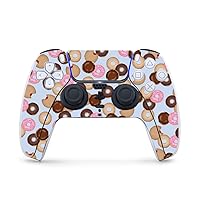 MightySkins Gaming Skin for PS5 / Playstation 5 Controller - Donut Binge | Protective Viny wrap | Easy to Apply and Change Style | Made in The USA
