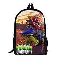 Plants vs. Zombies Game Image Printed Backpack Rucksack Casual Dayback /4