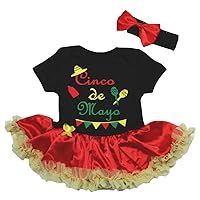 Petitebella Cinco De Mayo Carnival Style Baby Dress Nb-18m
