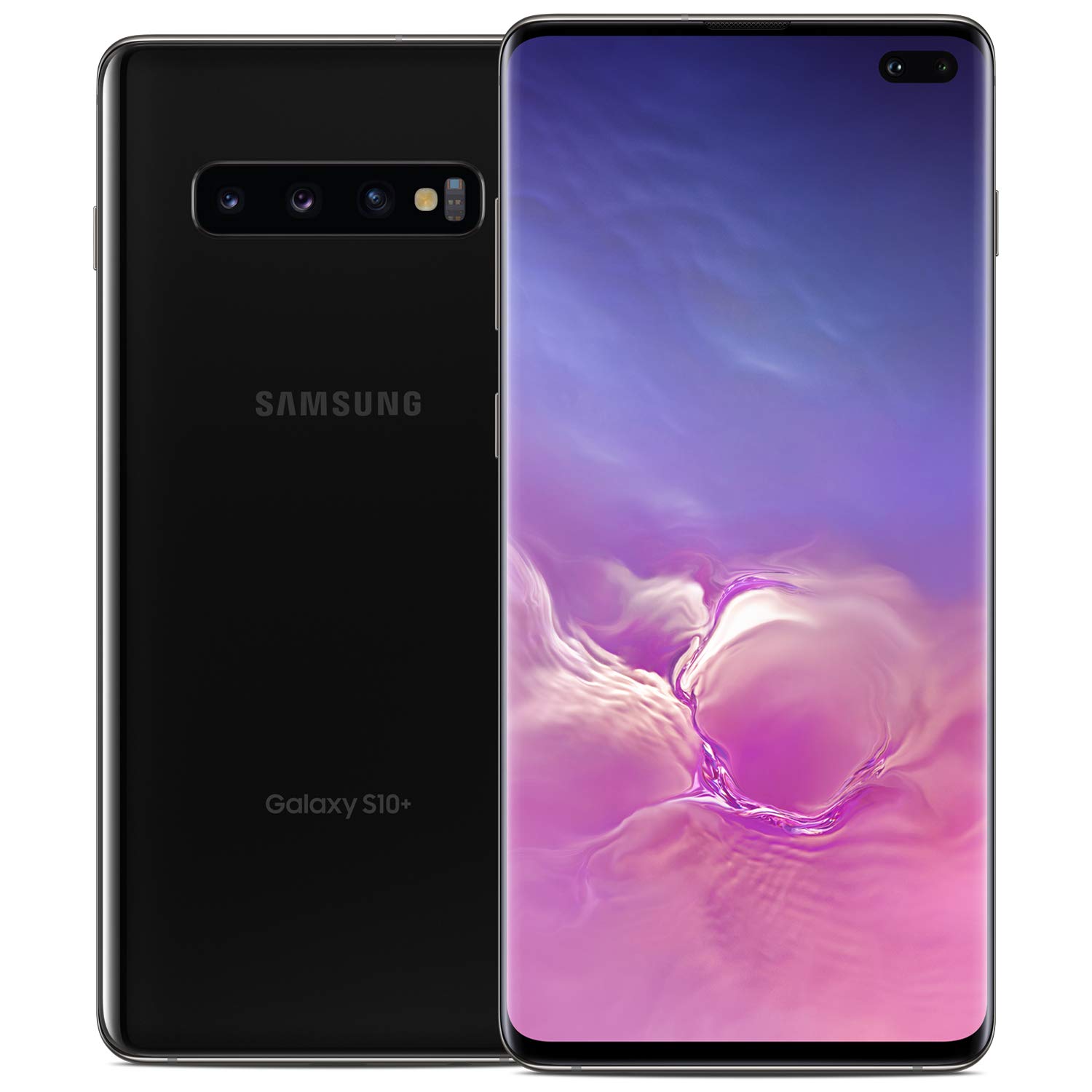 Samsung Galaxy S10+ Factory Unlocked Android Cell Phone | US Version | 128GB of Storage | Fingerprint ID and Facial Recognition | Long-Lasting Battery | U.S. Warranty | Prism Black