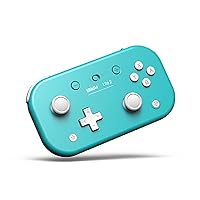 8Bitdo Lite 2 Bluetooth Gamepad for Switch, Switch Lite, Android and Raspberry Pi (Turquoise)