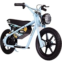 Weeler Electric Mini Bike - Electric Bike for Kids Ages 6 & Up - 200W Electric Bike w 6.2-10MPH up to 8 Miles - E Bike for Kids up to 45 Mins Run Time w 14in Tire, 24V 8Ah Battery