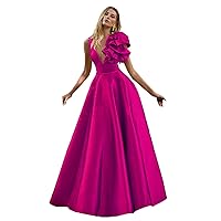 Women's A Line Prom Dresses Deep V Neck Party Gowns Sleeveless Evening Dresses