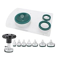 Watch Back Remover Tool,Watch Suction Back Case Opener Set,Durable Watch Case Opener,Non Marking Silicone Watch Cover Remover for Repair,Watch Repair Kit(Green)