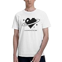 Laurenzside T Shirt Men's Classic Tee Summer Crew Neck Short Sleeve T-Shirts