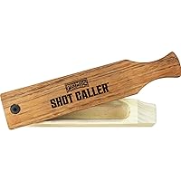 Primos Hunting Shot Caller Double Side Turkey Hunting Box Call, One-Piece Gobbler Call PS2962