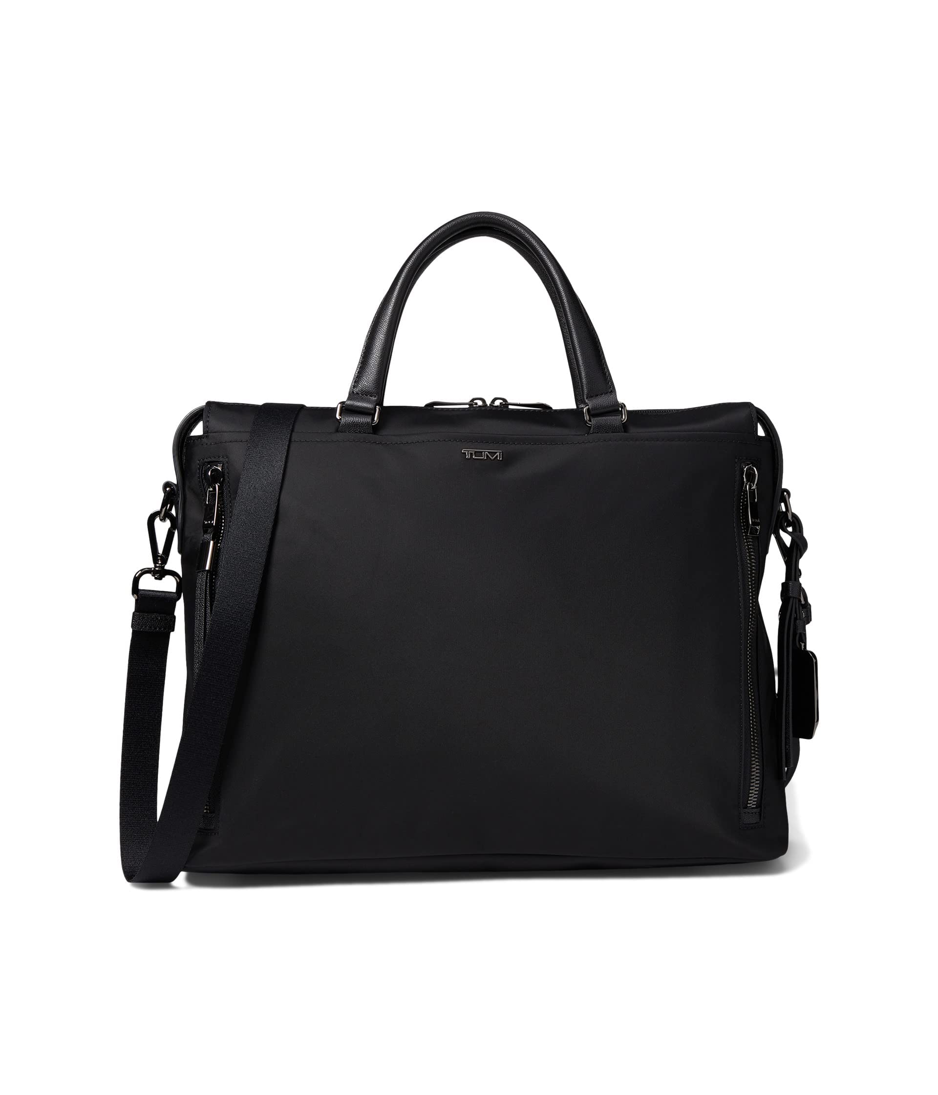 TUMI Voyageur Kendallville Brief - Briefcase Bag for Women & Men - Laptop Carrying Bag - Black & Gunmetal Hardware