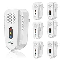 Ultrasonic Pest Repeller, 2024 Upgraded Version Indoor Ultrasonic Repellent for Roach, Rodent, Mouse, Bugs, Mosquito, Mice, Spider, Ant,Electronic Plug in Pest Control,3 Mode Switching,6 Packs
