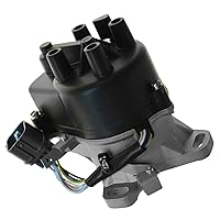 TRQ Ignition Distributor Rotor Cap TC-08A& Compatible with 98-01 Acura Integra Type R 1.8L