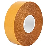 Tuocalo Double-Sided Fabric Tape Heavy Duty，Durable Duct Cloth Tape，Hand Tearable，Super Sticky for Carpets Rugs and Clothing etc. (1.18in x 65.6ft)