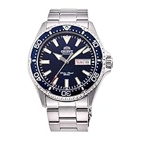 Orient Mens Analogue Automatic Watch with Stainless Steel Strap RA-AA0002L19B, Blue, 40mm, Bracelet