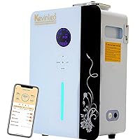 Smart Scent Machine WiFi for 7,500 sq.ft Area | 800ML HVAC Scent Diffuser Waterless for Home SPA Hotel Long Lasting/Strong Smell | Cold-Air Essential Oil Diffuser for Large Room Commercial